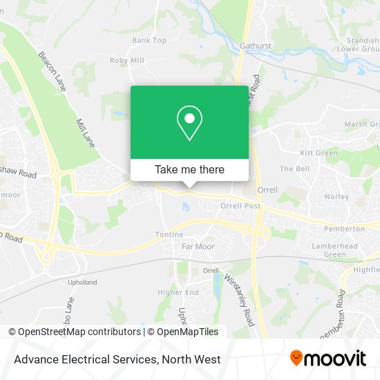 Advance Electrical Services map
