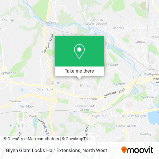 Glynn Glam Locks Hair Extensions map