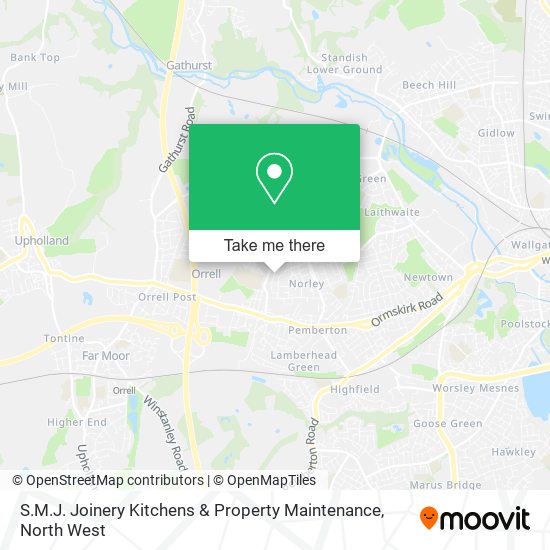 S.M.J. Joinery Kitchens & Property Maintenance map