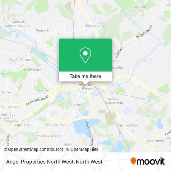 Angel Properties North West map