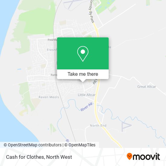 Cash for Clothes map