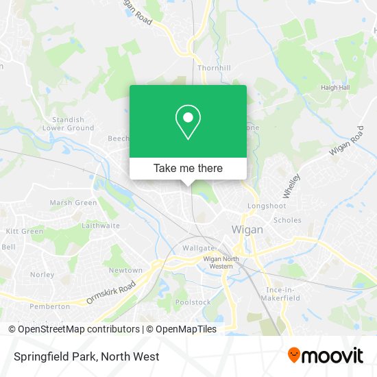 Springfield Park map