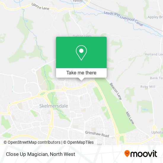 Close Up Magician map