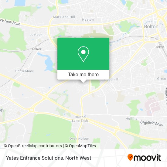 Yates Entrance Solutions map