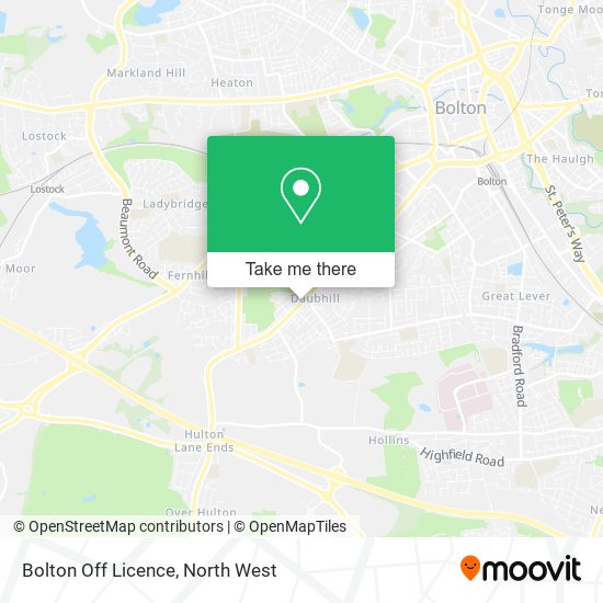 Bolton Off Licence map