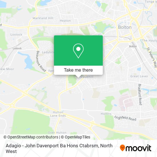 Adagio - John Davenport Ba Hons Ctabrsm map