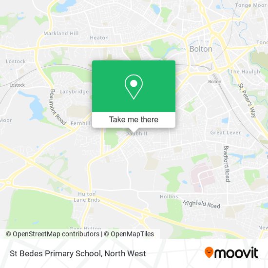 St Bedes Primary School map