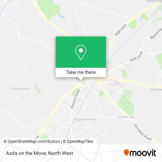 Asda on the Move map