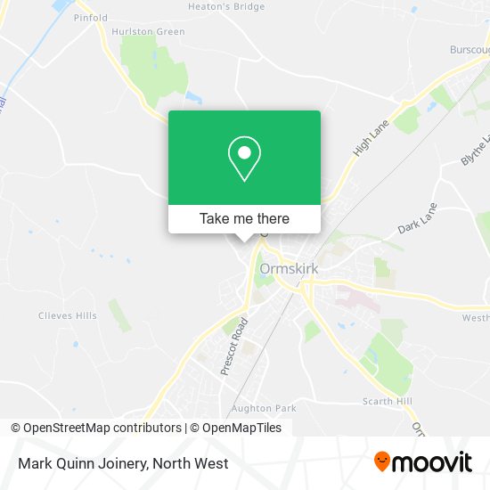 Mark Quinn Joinery map