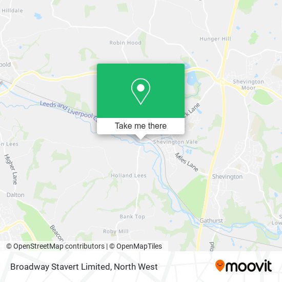Broadway Stavert Limited map