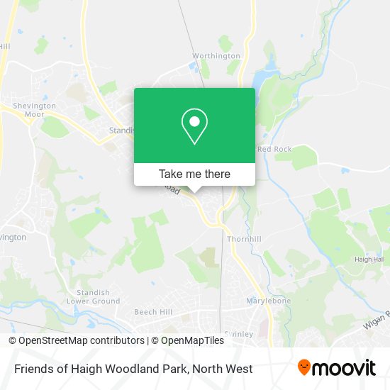 Friends of Haigh Woodland Park map