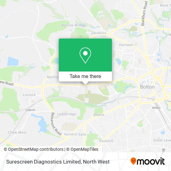 Surescreen Diagnostics Limited map