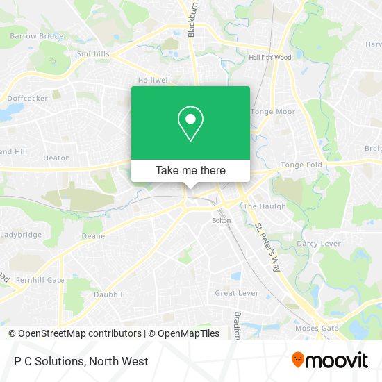 P C Solutions map