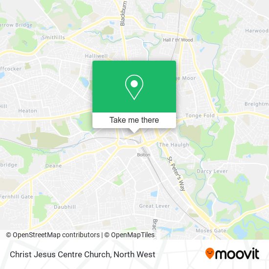 Christ Jesus Centre Church map