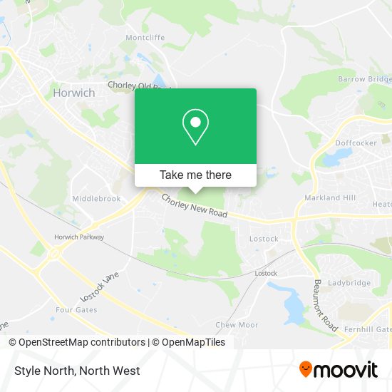 Style North map