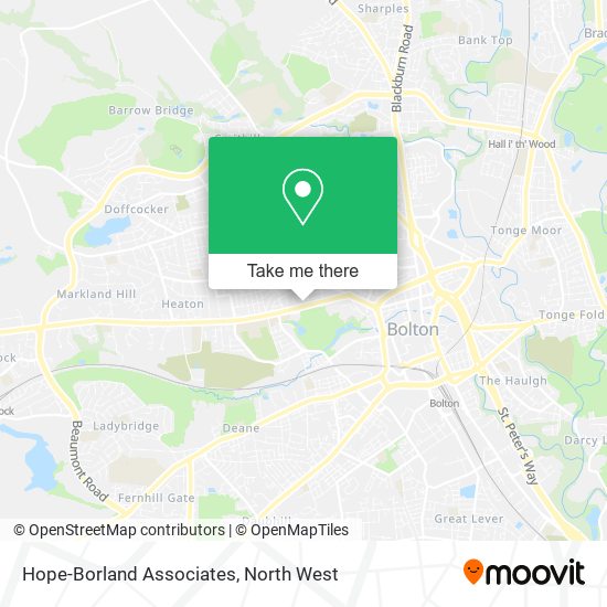 Hope-Borland Associates map
