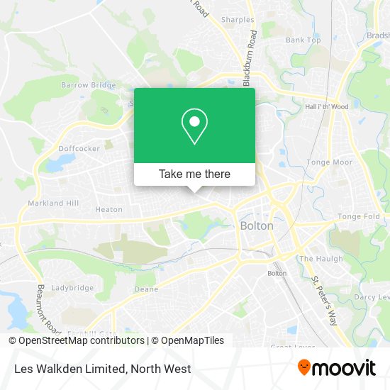 Les Walkden Limited map