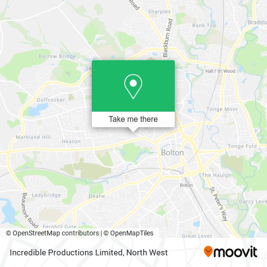 Incredible Productions Limited map
