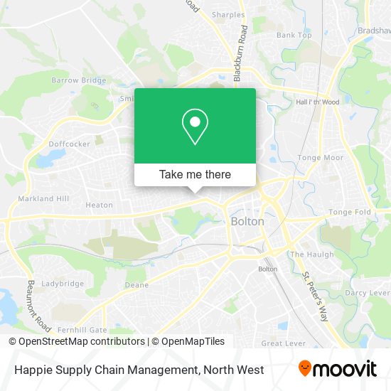 Happie Supply Chain Management map