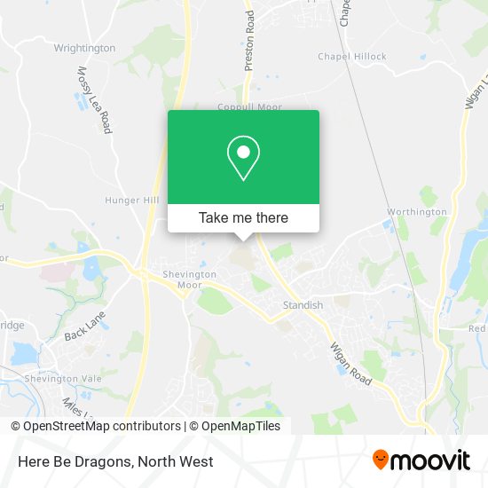 Here Be Dragons map