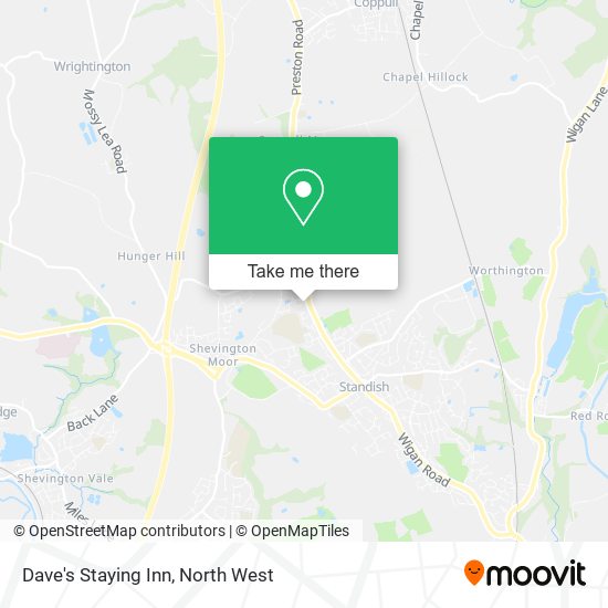 Dave's Staying Inn map