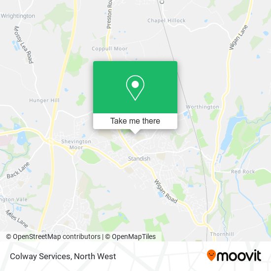 Colway Services map