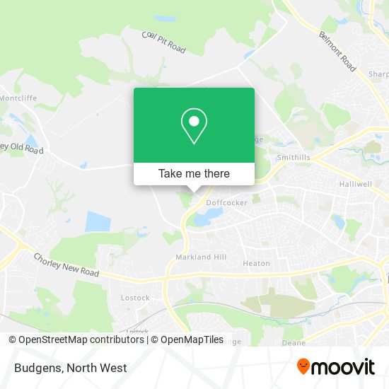 Budgens map