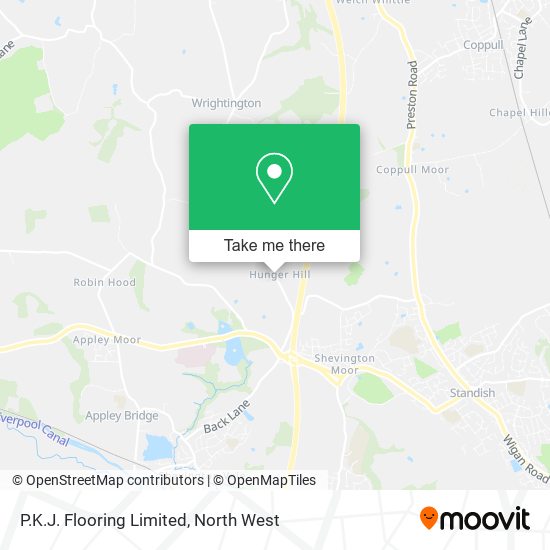 P.K.J. Flooring Limited map