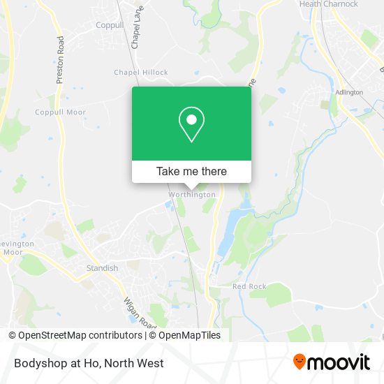 Bodyshop at Ho map