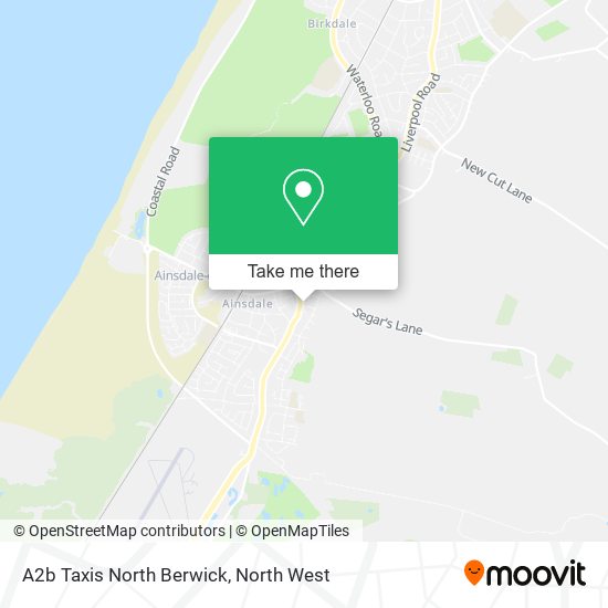 A2b Taxis North Berwick map