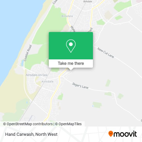 Hand Carwash map