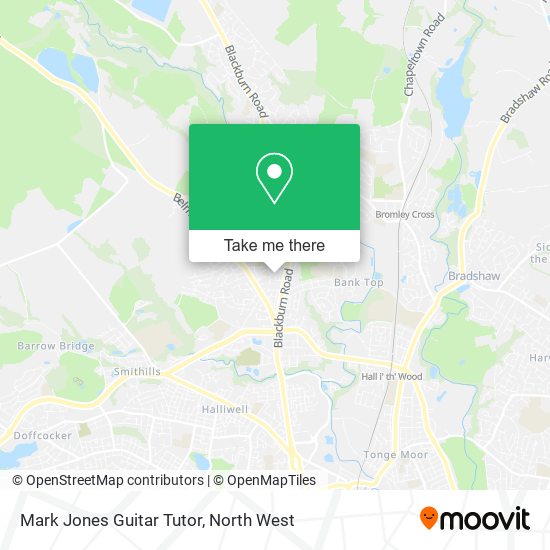Mark Jones Guitar Tutor map