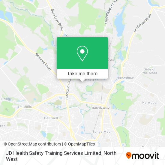 JD Health Safety Training Services Limited map