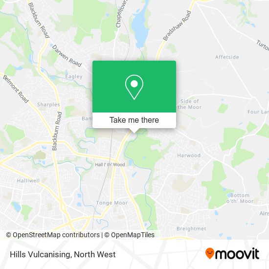 Hills Vulcanising map