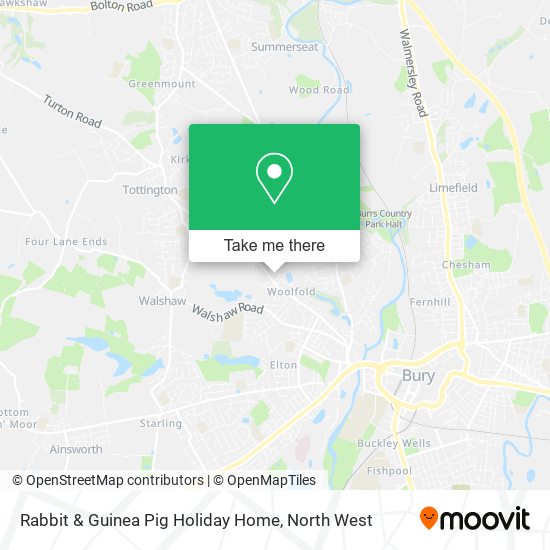Rabbit & Guinea Pig Holiday Home map