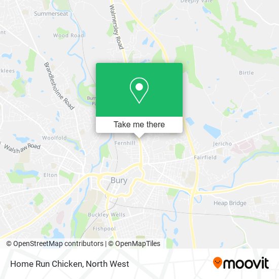 Home Run Chicken map