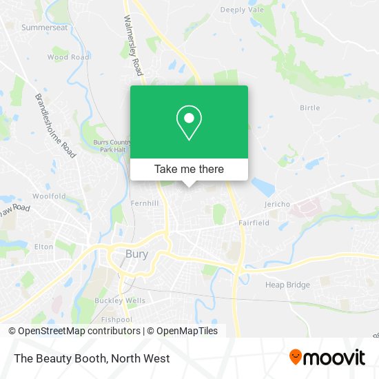 The Beauty Booth map