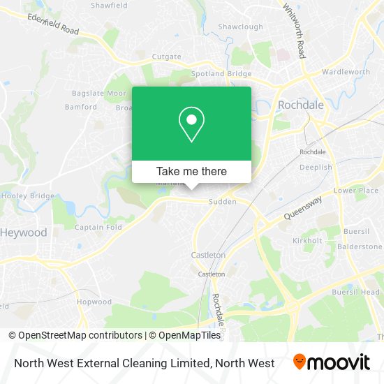 North West External Cleaning Limited map