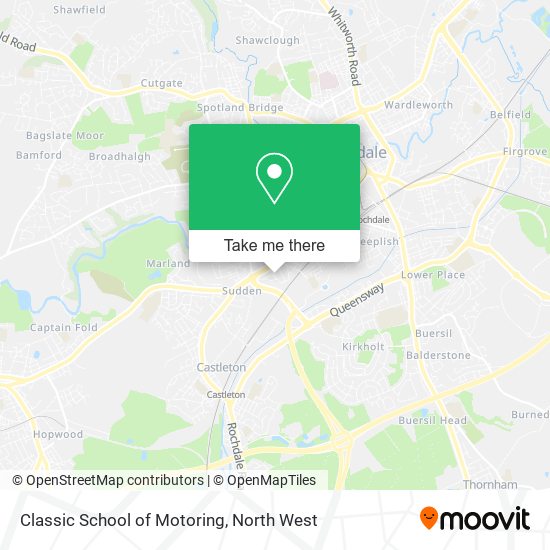 Classic School of Motoring map