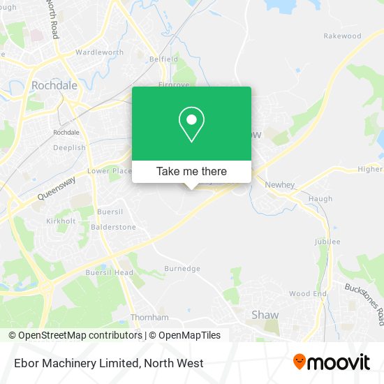 Ebor Machinery Limited map