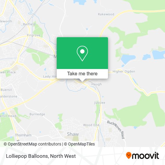 Lolliepop Balloons map
