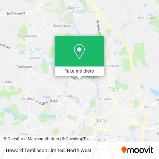 Howard Tomlinson Limited map