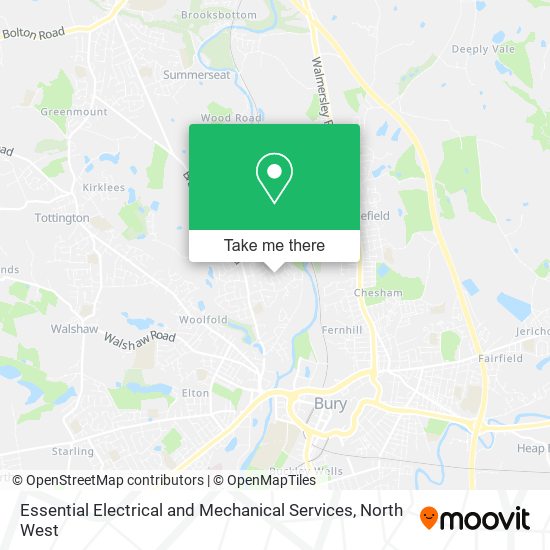 Essential Electrical and Mechanical Services map