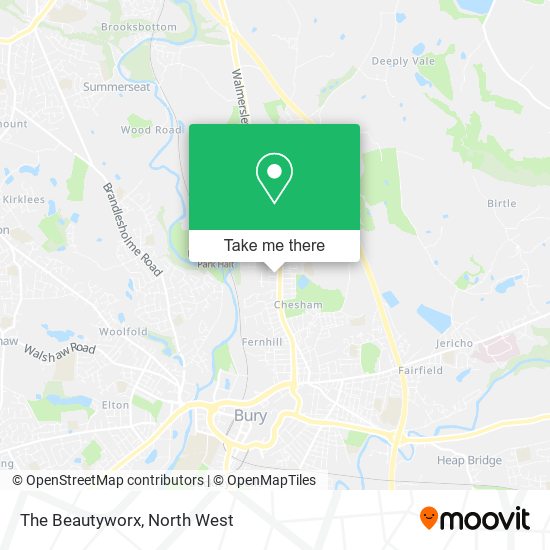 The Beautyworx map