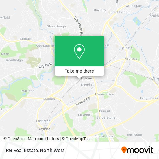 RG Real Estate map
