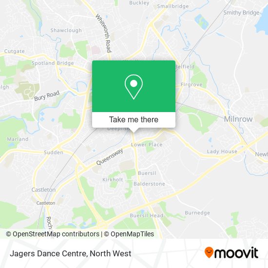 Jagers Dance Centre map