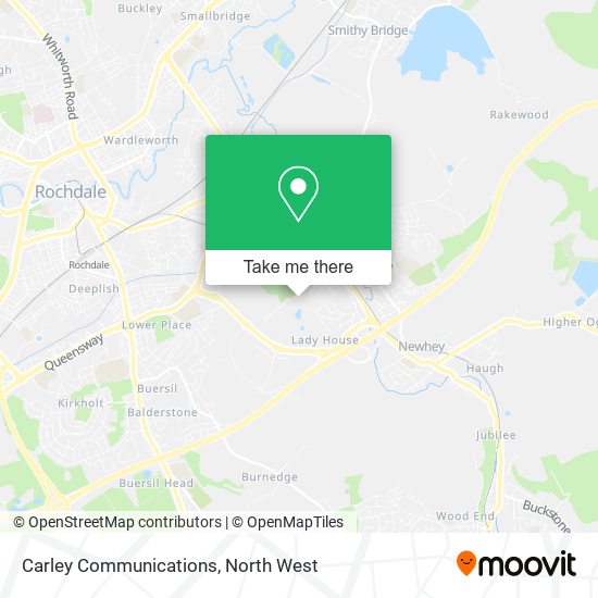 Carley Communications map