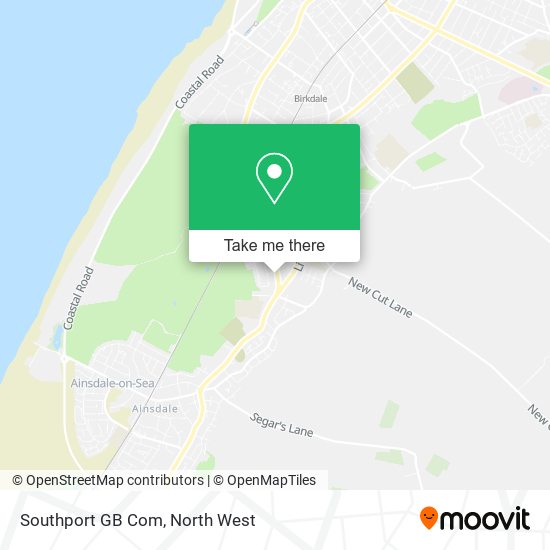 Southport GB Com map