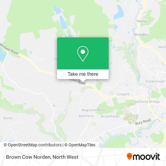 Brown Cow Norden map