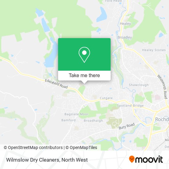 Wilmslow Dry Cleaners map
